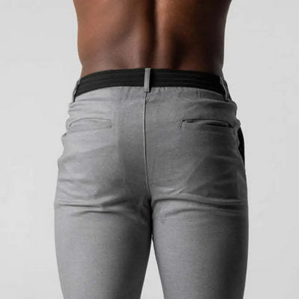 Zomer ademende stretch chino's - Slim fit casual rechte broek